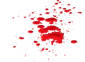 Blood stain carpet