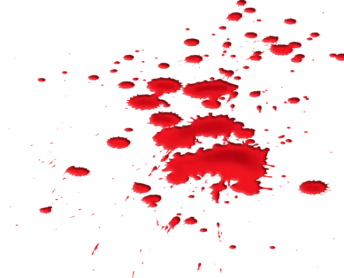 Blood stain carpet